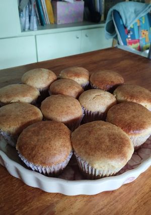 Una foto de Muffins de mandarina y leche condensada