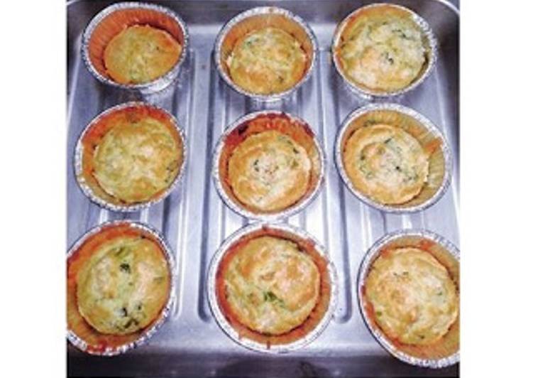 Muffin Cheese Green Onion