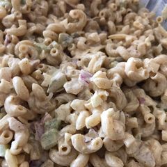 A picture of Macaroni salad.