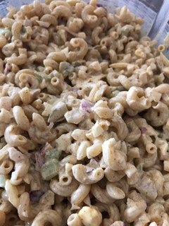 A picture of Macaroni salad.