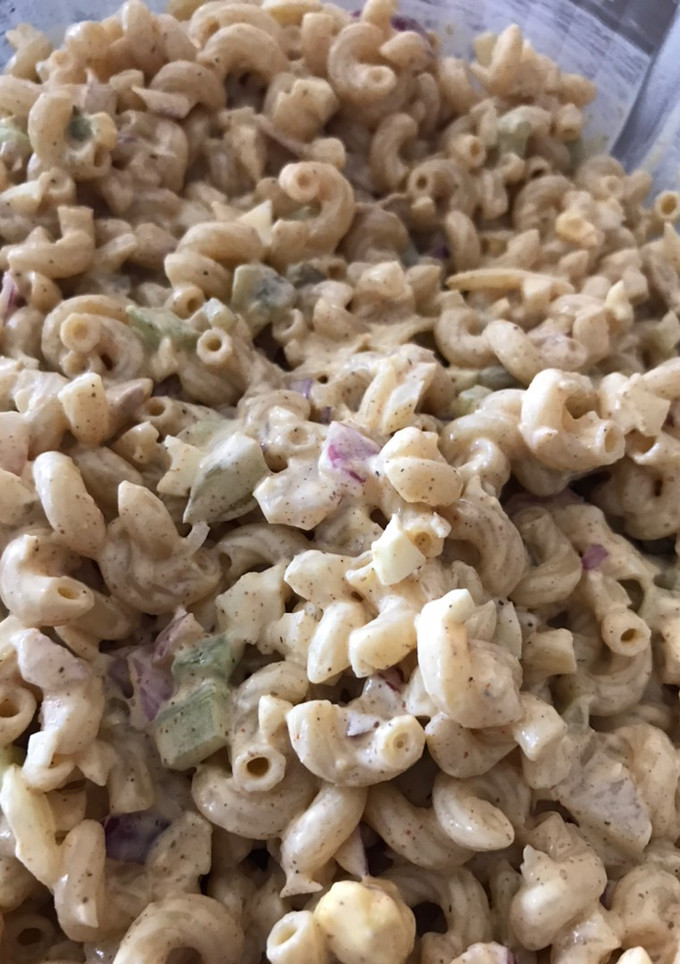A picture of Macaroni salad.