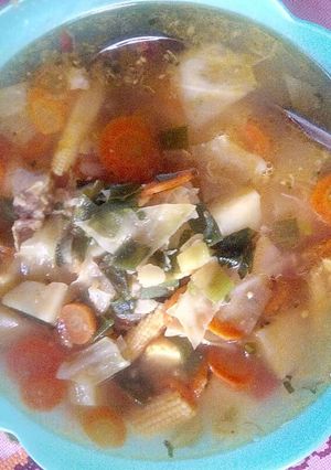 Foto resep Sayur sop ayam