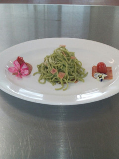 Una foto de Pasta fresca de espinaca