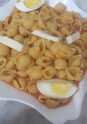 صورة لوصفة مكرونة سريعة وساهلة 😍😋