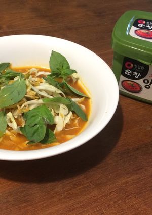 Foto resep Soto Ayam Ssamjang (Sambal Tauco Korea)
