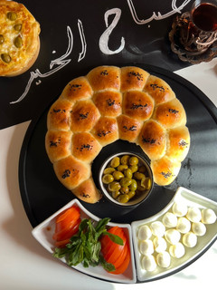 صورة لوصفة خلية النحل بالجبنة