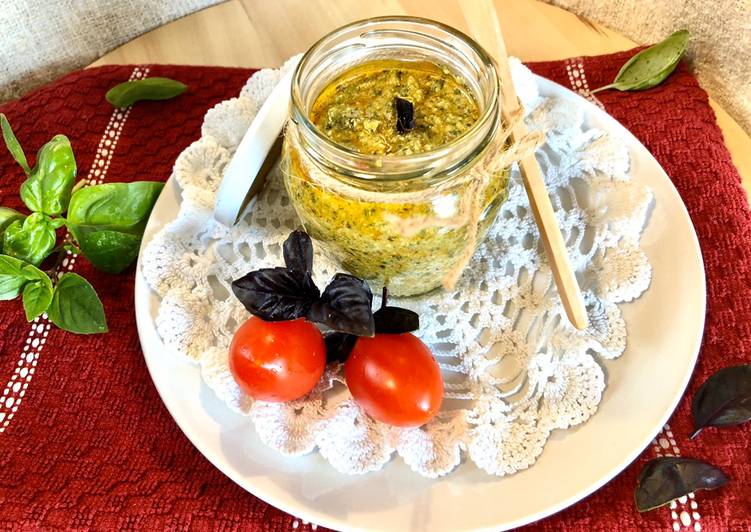 Pesto al tris di 
basilico 🌿