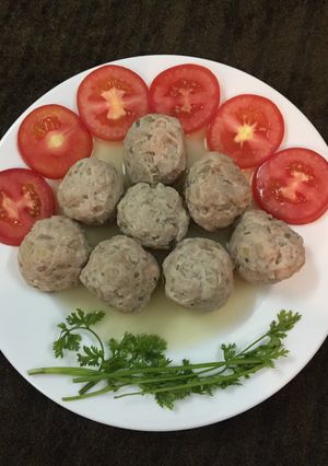 Hình của món Thịt băm viên.