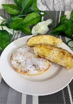 صورة لوصفة بان كيك بالموز