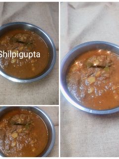 बैंगन आलू टमाटर की मसालेदार सब्जी रेसिपी मुख्य फोटो