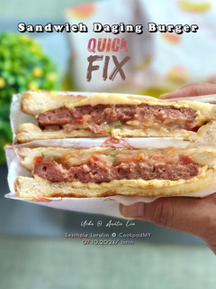 Gambar Sandwich Daging Burger