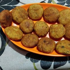 A picture of Soya nuggets ka cutlet.