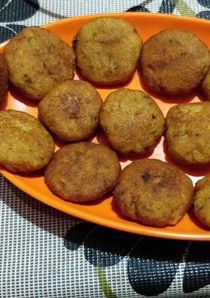 A picture of Soya nuggets ka cutlet.