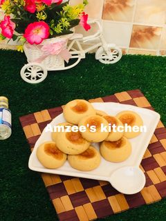 Apple jam cookies ainihin hoton girkin