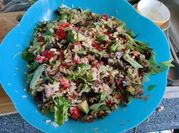 A picture of fusilli salad