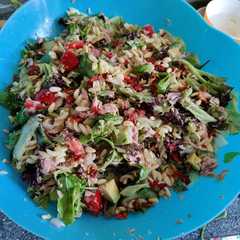 A picture of Tuna + Avocado Salad.