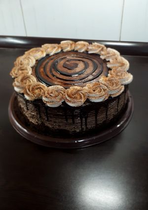 عکسی از دستور کیک شیفون شکلاتی