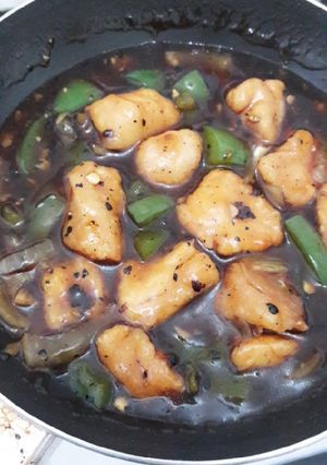 Foto resep Ayam lada hitam simple