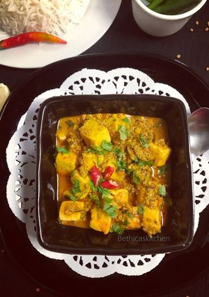 A picture of Paneer Fenugreek Seeds Curry.