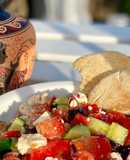 🇬🇷 Ensalada HORIATIKI o griega (χωριάτικη σαλάτα, Grecia)