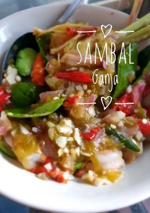 Foto resep Sambal Ganja Udang Pete