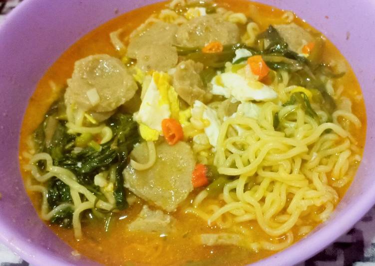 Resep Indomie Kangkung Jeletot 🌶️🌶️ yang Enak Banget