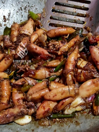Cara Sederhana Membikin Resep  Tumis cumi asin pedas manis BY HSN yang Bisa Manjain Lidah, Bisa Manjain Lidah