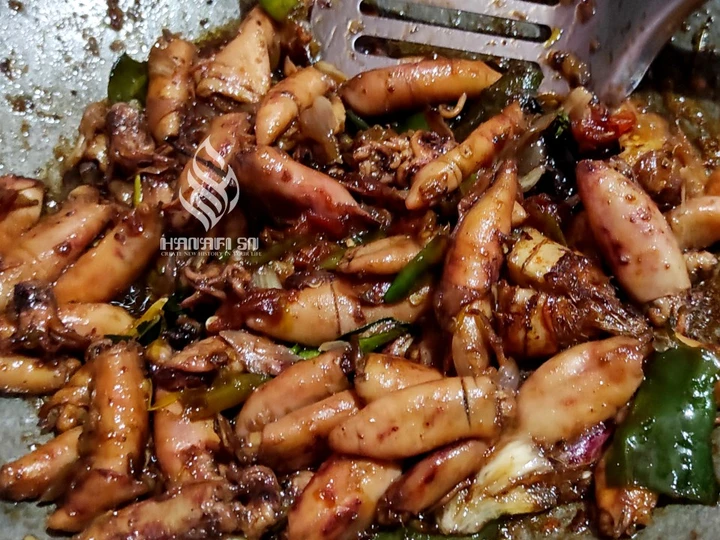 Cara Sederhana Membikin Resep  Tumis cumi asin pedas manis BY HSN yang Bisa Manjain Lidah, Bisa Manjain Lidah