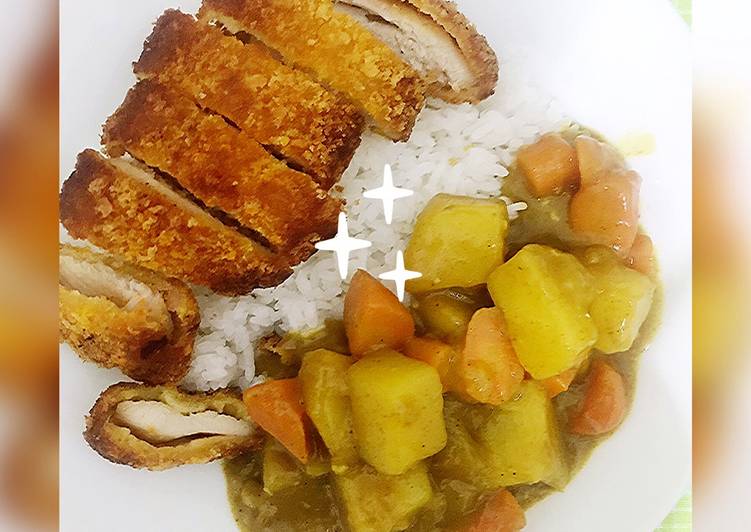 Cara Gampang Menyiapkan Chicken Katsu Curry Rice ????
*Bonus resep curry block*, Sempurna