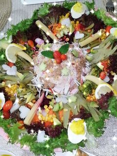 صورة لوصفة سلطة الخضار بالارز المسلوق 🥗🍚