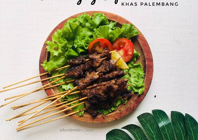 Ini dia! Bagaimana cara memasak Sate Daging Sapi Manis Khas Palembang hidangan Idul Fitri dijamin menggugah selera