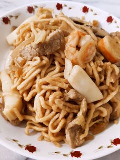 海鮮乾炒意麵 的食譜成品照片