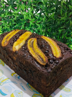 Foto resep Chocolate Banana Bread (tanpa mixer)