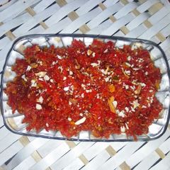 A picture of Gajjar ka halwa.