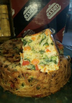 Una foto de 🔉🔉súper budín de verduras📢📢