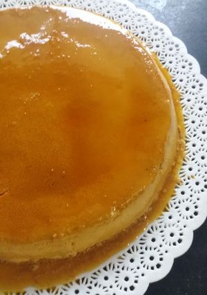 Una foto de Flan de Dulce de leche!! 🍮