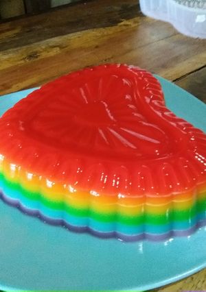 Foto resep Agar pelangi