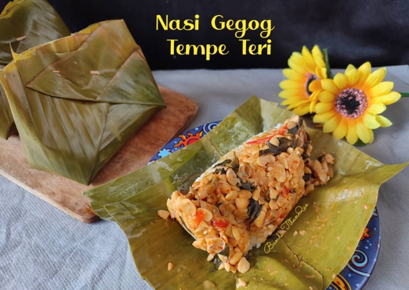 Nasi Gegog Tempe Teri