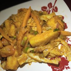 A picture of Stir fry yam.