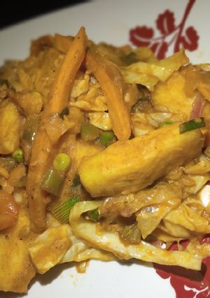 A picture of Stir fry yam.