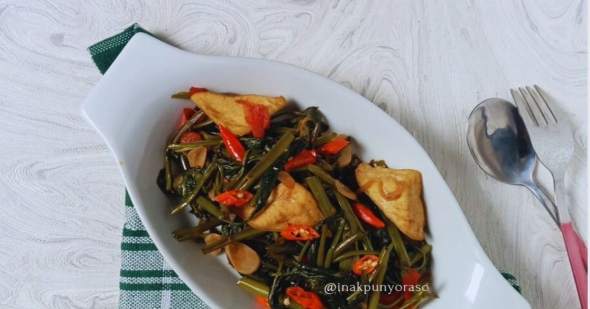 Tumis Kangkung Tahu