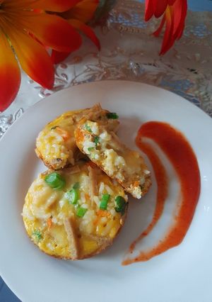 Foto resep 42. Martabak Nasi Mozarella