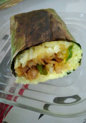 Foto resep Nasi bakar ayam suir