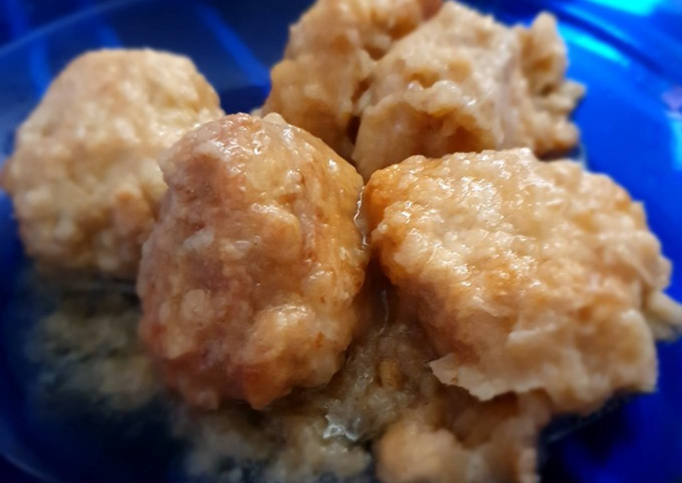 Albóndigas de pollo en salsa