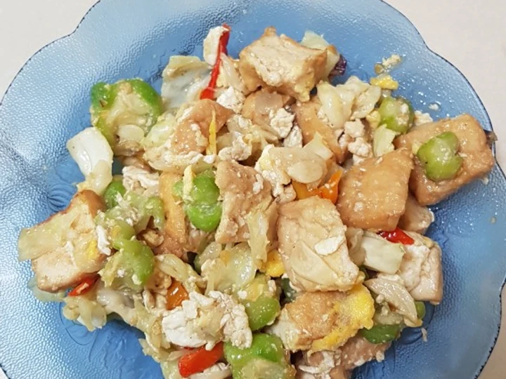 Langkah Mudah untuk Menyiapkan Resep Oseng oyong+tahu kulit+telor.masak cepat dan simple yang Lezat Sekali Anti Ribet, Lezat