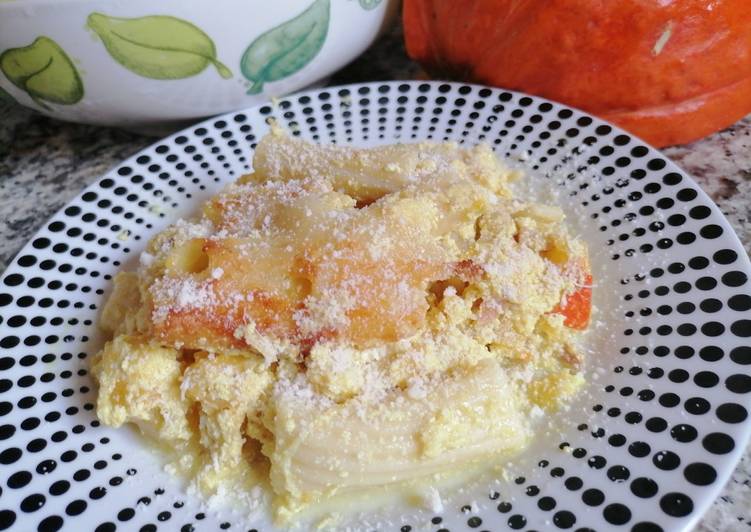 Step-by-Step Guide to Make Award-winning Pasta al forno, con zucca,speck, ricotta, ciliegine di bufala