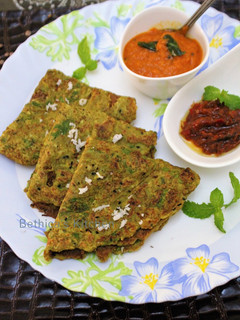 A picture of Whole Moong Dal Cheela.