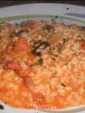 Risotto with Sausage and Cremini Mushrooms