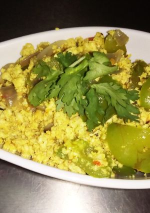 Scrambled eggs ainihin hoton girkin