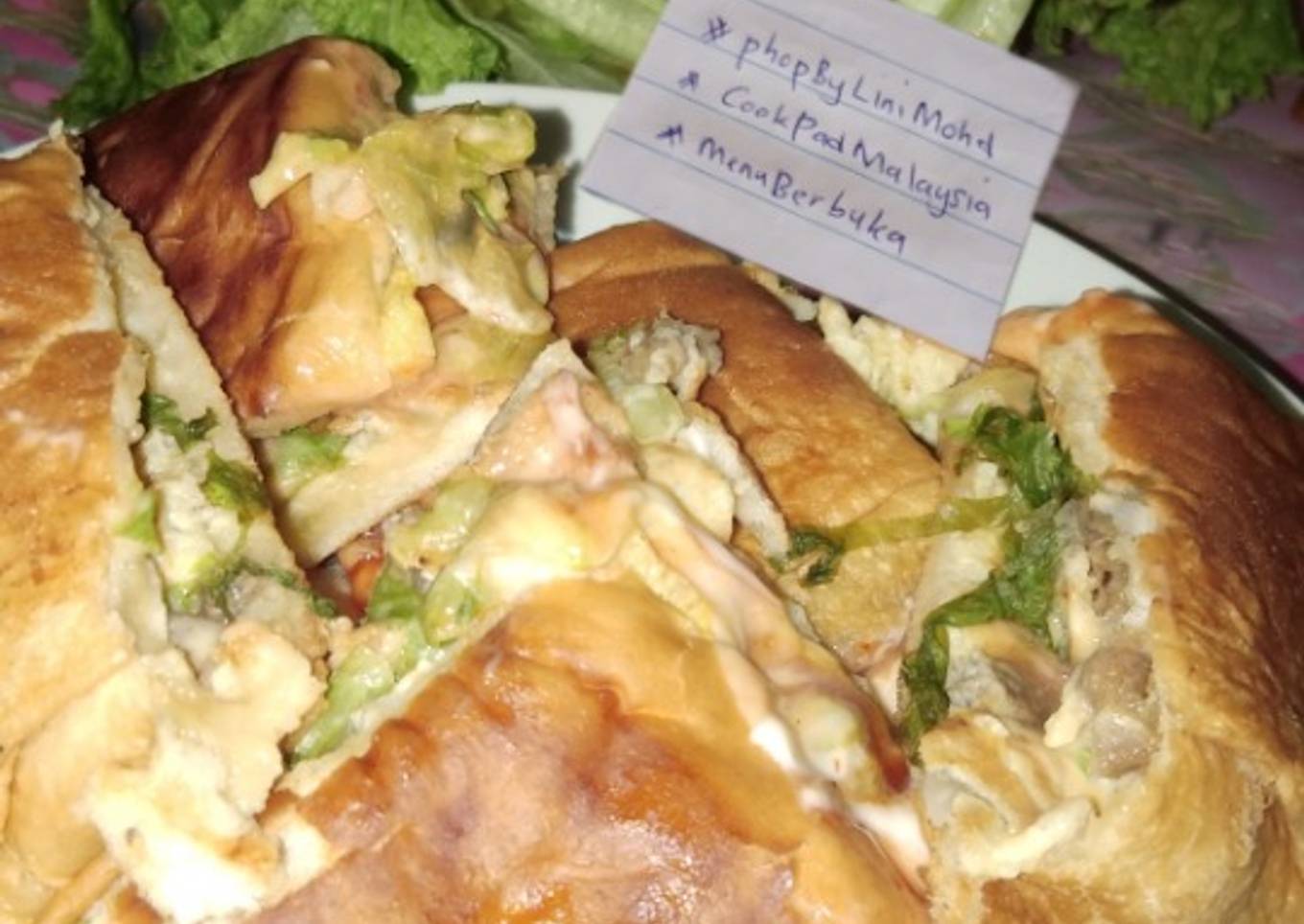 Roti John Simple #phopbylinimohd #cookpadmalaysia #menuBerbuka